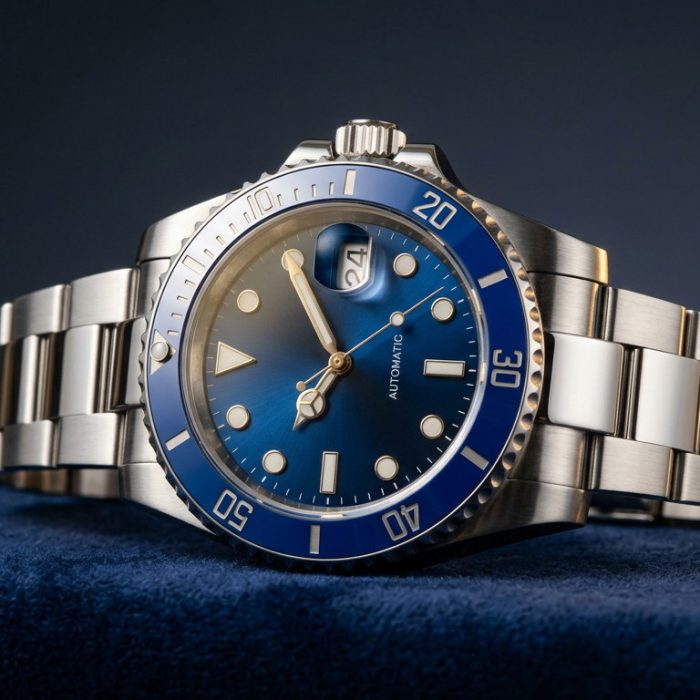CAREZ ELITE LUXURY — watch-steel-blue